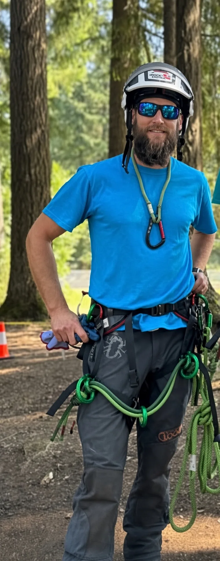 Tyson Bush, ISA Certified Arborist and owner of Rocky Point Tree Service